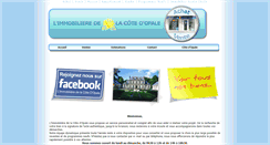 Desktop Screenshot of immobiliere-cote-opale.com